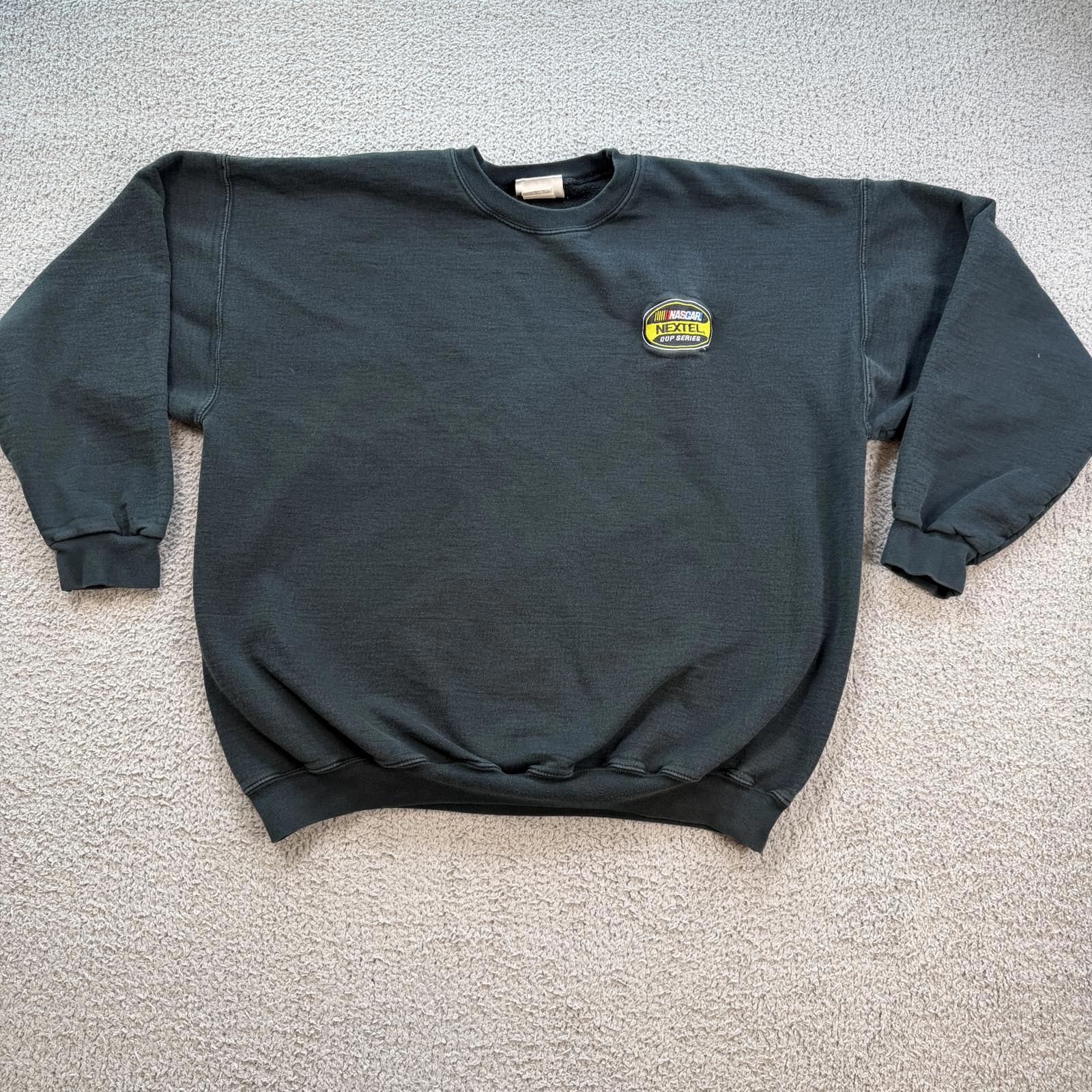 Vintage Nascar Nextel Cup Series Crewneck Sweatshirt Gray Xxl Racing
